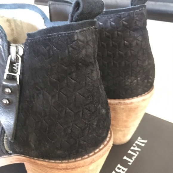 Matt Bernson black suede HOLT bootie - Picture 5 of 12